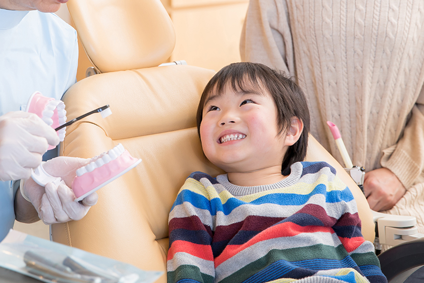 お子さん治療写真